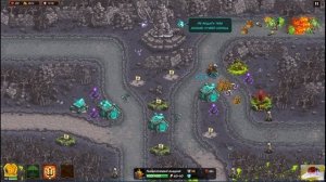 Kingdom Rush Vengeance(Безумец) -- ур.28 →  Древние призраки