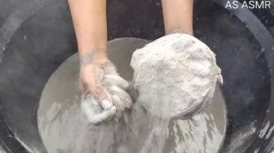 |ASMR| Most dustiest soft sand cement dry+water 💦crumbling |sleepaid| |satisfying video|