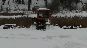 Дт 75 покатушки по снегу