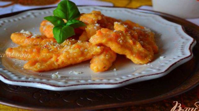 Клецки из печеной тыквы