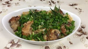 Жареное мясо с рисом