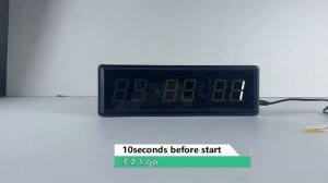 BTBSIGN Workout CrossFit Garage Home Gym Timer (Interval, Tabata, EMOM, AMRAP, Countdown Count up)