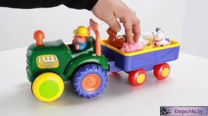 Трактор фермера с животными Kiddieland 024752 Киддиленд