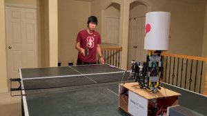 Ping pong robot with iPhone remote (homemade / DIY)