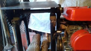 Циркулярка с двигателем от мотоблока. Мотоциркулярка.