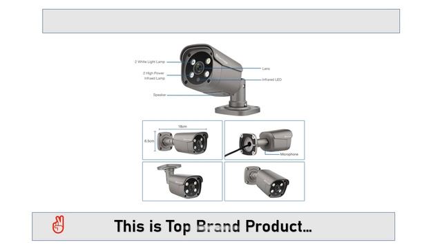 Techage H.265 4K Security POE IP Camera смотреть онлайн