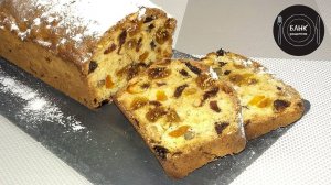 Кекс с орехами и сухофруктами Мазурка. Ароматная и вкусная выпечка без заморочек. Простой рецепт.