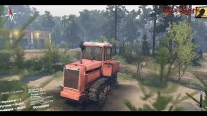 Spintires Обзор мода ДТ 75
