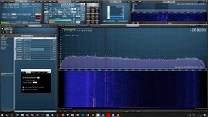 Радиолюбители на 160 метровом диапазоне. Прием из Москвы.
