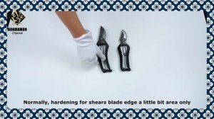 “HANAKUMAGAWA” Pruning Shears introduction - How to sharpen gardening shears