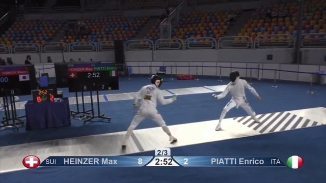 Highlights Max HEINZER🇨🇭v Enrico PIATTI 🇮🇹 | T64 Men’s Epee Individual | Cairo Epee GP 2022