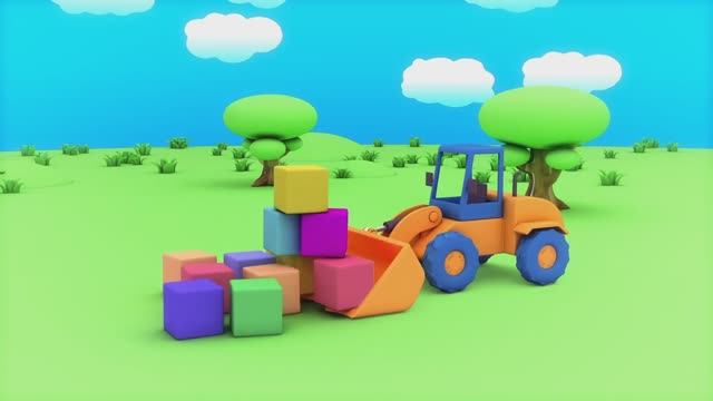 Творческий конструктор - Погрузчик | Развивающий мультфильм для малышей | Серия 1