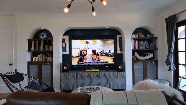 Sliding TV Doors In Home
