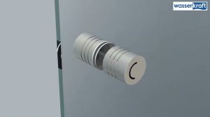 Видеоинструкция по монтажу душевых уголков Wasserkraft коллекций Rhin 44S и Dill 61S