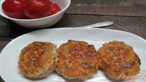 Котлеты из свинины с овощами