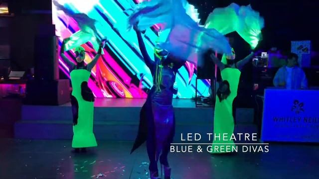 LED THEATRE - СИНЯЯ И ЗЕЛЕНЫЕ ДИВЫ