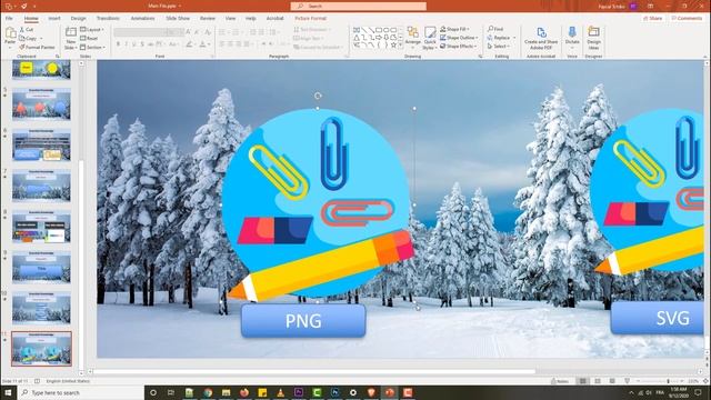 8- How to Use Vector in PowerPoint 2019