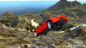 GTA 4 Cliff Drops & Crashes (Real Cars Mods) ep.87