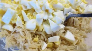 Салат с макаронами