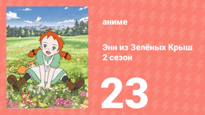Здравствуй, Энн! Что было до Зелёных Крыш 23 серия (аниме-сериал, 2009)