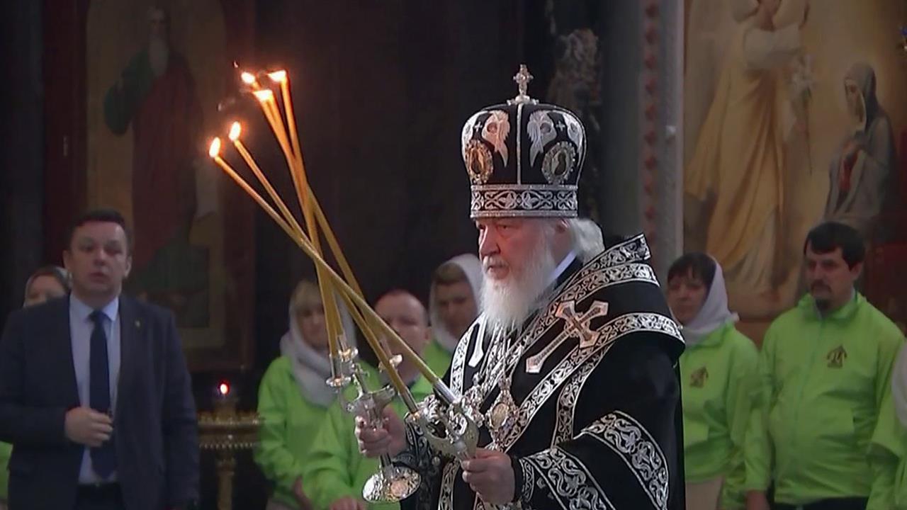 Патриарх Кирилл поздравил верующих с наступающей Пасхой