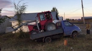 Погрузка Т25 в ГАЗель