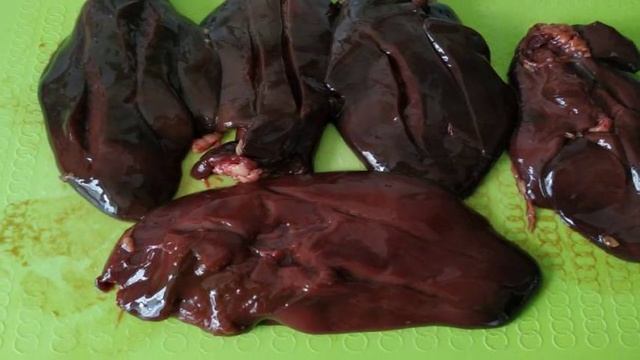 Индюшиная печень жареная в белковом кляре
