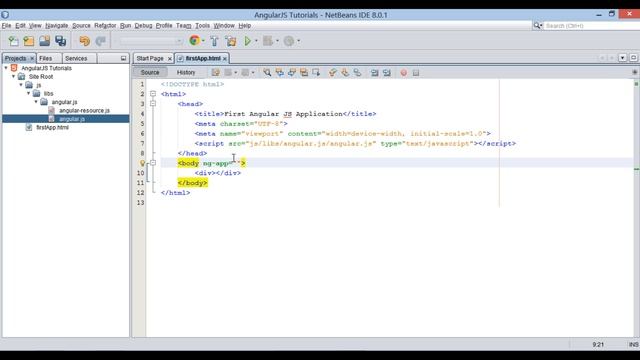 Part 1 - How to create an AngularJS application in NetBeans ? смотреть онлайн