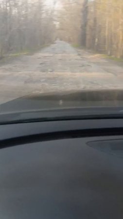 Дорога через Лесхоз в ужасном состоянии...
