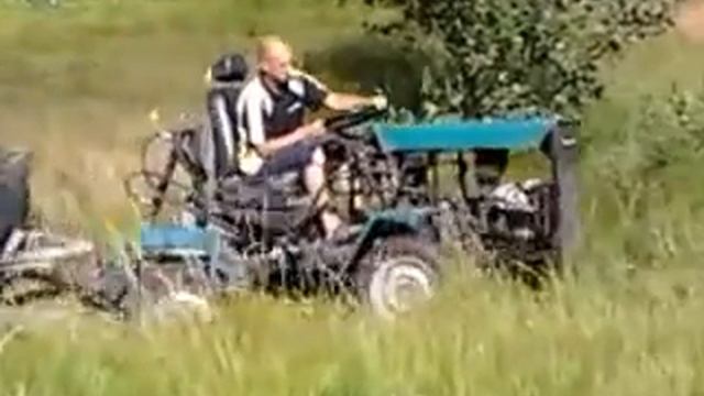 самодельный мини-трактор 4х4 смотреть онлайн