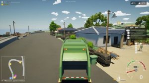 Моя работа на мусоровозе.Часть2