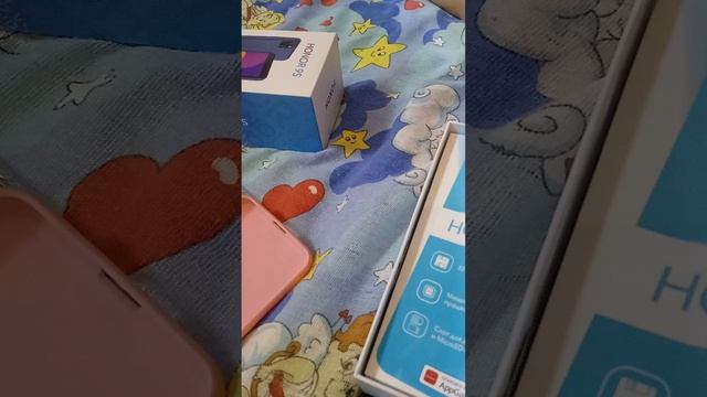 распаковка нового телефона