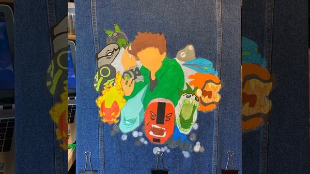 Ben 10 custom denim jacket slideshow смотреть онлайн