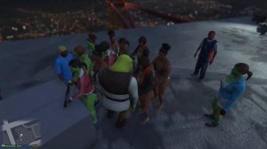 Шрек под сильными препаратами спасает фиону УГАР Гта 5 МОДЫ