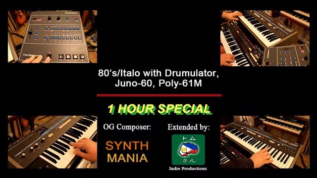 80's Italo - (ft. SynthMania) 1 Hour SPECIAL смотреть онлайн