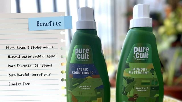 EcoFriendly Liquid Laundry Detergent & Fabric Conditioner by Pure Cult | Harmonika HK