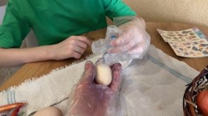 Красим яйца к Пасхе