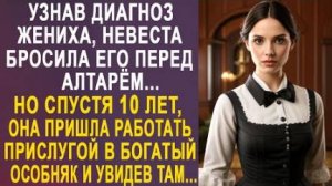 Узнав диагноз жениха, невеста бросила его перед алтарём... Но спустя 10 лет она пришла работать...