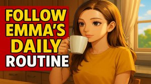Один обычный день… или нет? 👀 Понимаешь ли ты, о чём говорит Эмма весь день?