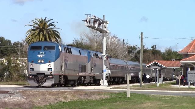 Amtrak Silver Meteor Palatka FL PAK Railfanning 02-07-2015 смотреть онлайн
