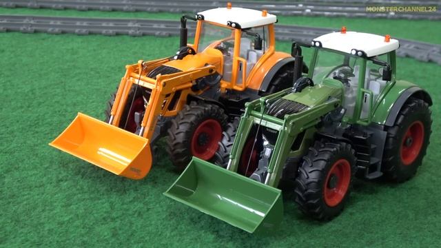 RC tractor gets unboxed and dirty for the first time!