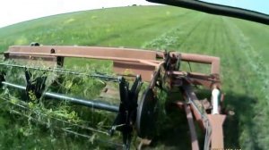 8) МТЗ 82 с косилкой ЖВП-4,9 и ЖВП-6,4 косим костер.