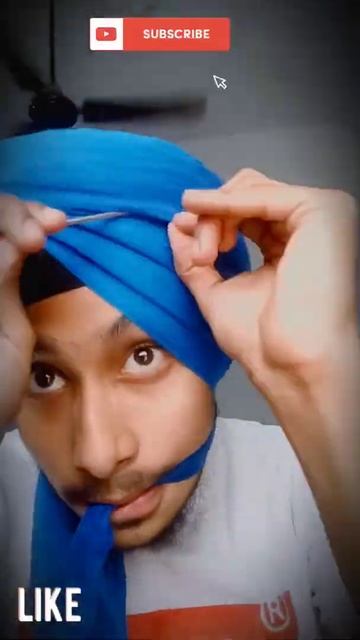 simple ਪੱਗ  ਬੱਨਣ ਦਾ ਸੌਖਾ ਤਰੀਕਾ 🔥 easy way to tie 6 pechan Vali pagg 🔥 #pagg #patialashahipagg