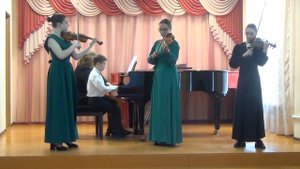Инструментальный ансамбль (фортепиано, скрипка), ДМШ №1 г. Рубцовска