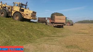 Заготовка зерносенажа ДОН-680. Уборка зерновых Акрос, Вектор