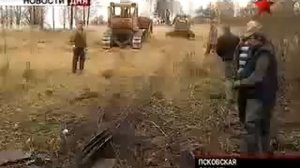 Тягач " Сталинец " из болота