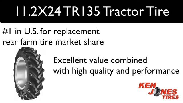 11.2X24 BKT TR135 Tractor Tires | 1-800-225-9513 | Ken Jones Tires