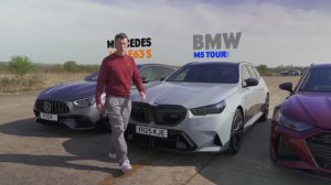 Гонка самых быстрых универсалов : BMW M5 vs Audi RS6 vs AMG E63S