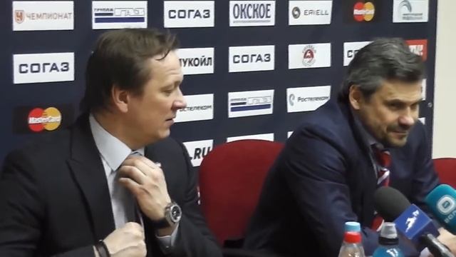 Скудра и Квартальнов о четвертом матче четветьфинала