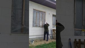 Четверти в оконные проемы из газобетона.